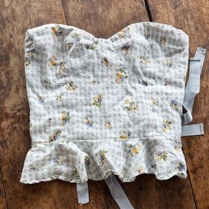 Reformation Kassi Linen Top (flawed and altered)